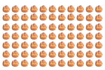 Bread on a white background