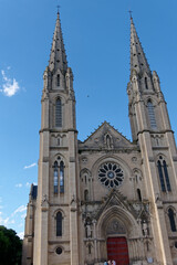 Façade de l'église Saint-Baudile, martyr nîmois - Nîmes - France