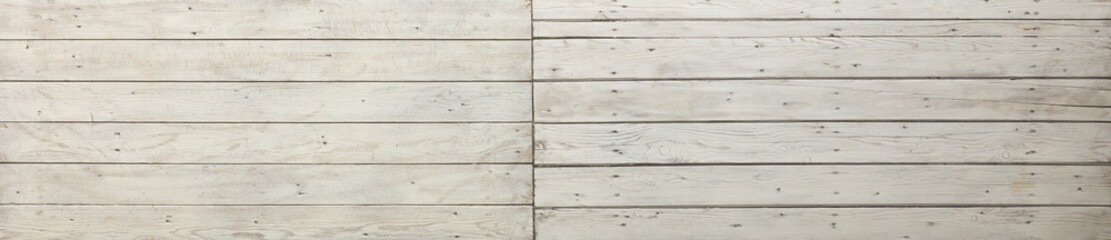 Panorama, wood board white old style abstract background, wooden panels is then used