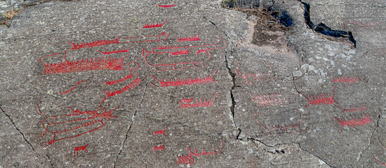 Norrkoping Rock Carvings at Himmelstalund Panorama