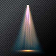 Light blue spotlight