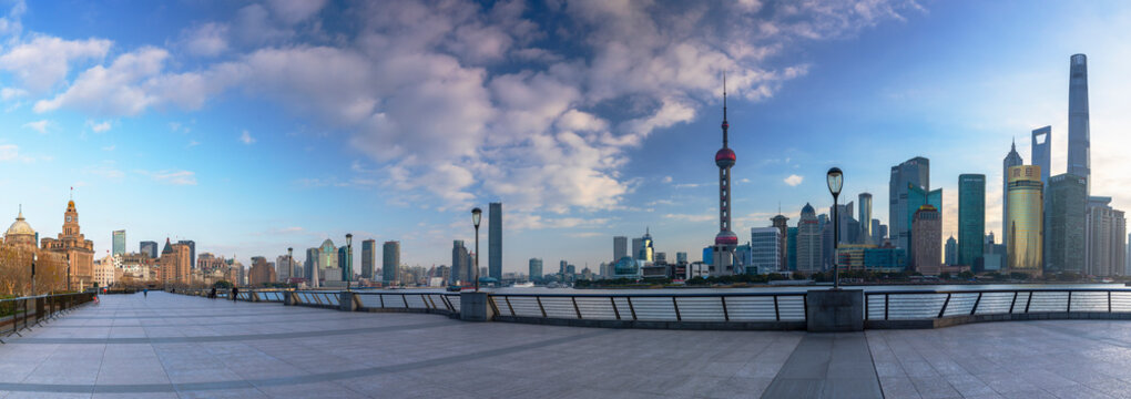 Skyline of Pudong, Shanghai, China