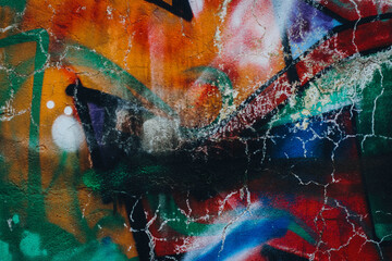 Abstract Graffiti Wall Pattern Photo | Urban Street Art Texture