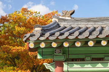 Secret Garden in Changdeokgung Palace (UNESCO World Heritage Site), Seoul, South Korea