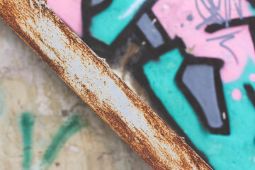 Abstract Graffiti Wall Pattern Photo | Urban Street Art Texture