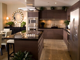 modern kitchen interior