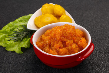 Zucchini squash caviar