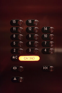 Full frame shot of elevator push buttons