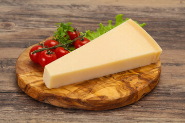 Italian traditional parmesan cheese triangle