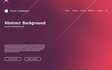 modern colorful abstract landing page background. landing page template,gradient background template,abstract background,user interface background,vector illustration.