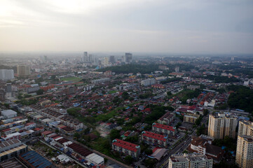 Fototapeta na wymiar vue sur Malacca, Malaisie