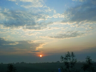 Fototapeta premium Sunrise in Poland 