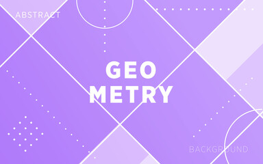 modern purple gradient abstract geometry shape background with line and dots.can be used in cover design, poster, flyer, book design, website backgrounds or advertising. vector illustration.