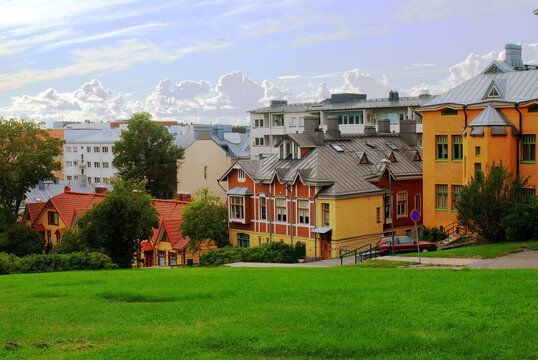 Finland City Turku In Summer