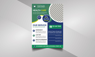 Health Care Hospital Flyer Design