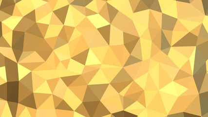 Abstract geometric background with shades of yellow and gold. Template for web and mobile interfaces, infographics, banners, advertising, applications.