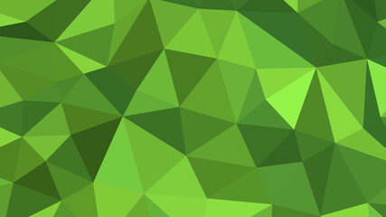 Abstract geometric background with shades of green. Template for web and mobile interfaces, infographics, banners, advertising, applications.