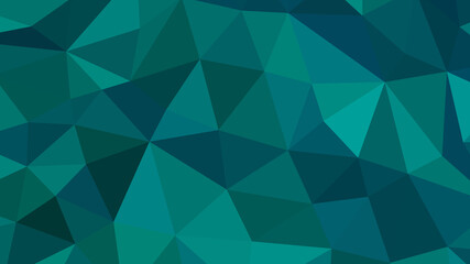 Abstract geometric background with shades of teal. Template for web and mobile interfaces, infographics, banners, advertising, applications.