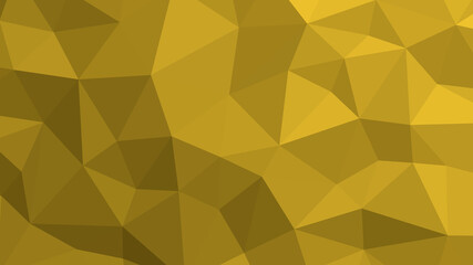 Abstract geometric background with shades of yellow and gold. Template for web and mobile interfaces, infographics, banners, advertising, applications.