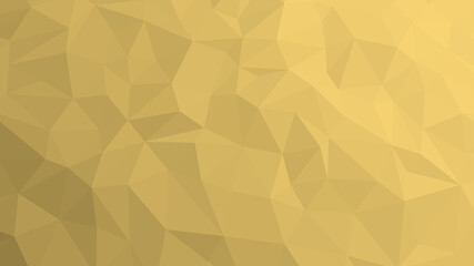 Abstract geometric background with shades of yellow and gold. Template for web and mobile interfaces, infographics, banners, advertising, applications.