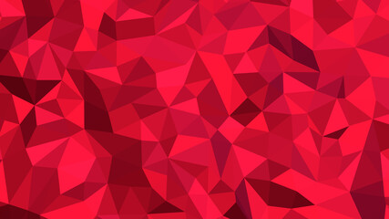 Abstract geometric background with shades of red. Template for web and mobile interfaces, infographics, banners, advertising, applications.