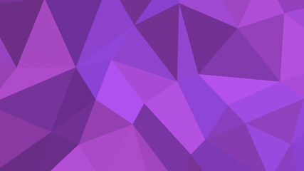 Abstract geometric background with shades of purple and violet. Template for web and mobile interfaces, infographics, banners, advertising, applications.