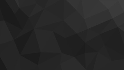 Abstract geometric background with shades of black and gray. Template for web and mobile interfaces, infographics, banners, advertising, applications.