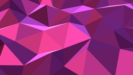 Fototapeta premium Abstract geometric background with shades of pink. Template for web and mobile interfaces, infographics, banners, advertising, applications.