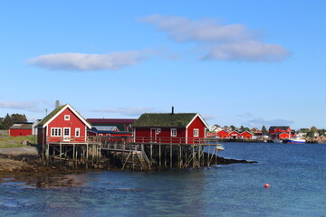 Norway, Norwegen, Lofoten, Reine, Hamnoy, Rorbuer