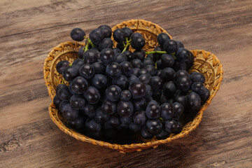 Fresh ripe sweet red grape