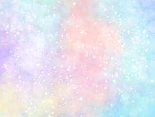 Very soft and sweet pastel color abstract background. Defocused colorful design