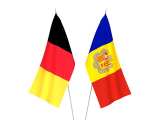 Belgium and Andorra flags
