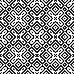 Ethnic ornament. Tribal wallpaper. Embroidery background. Ethnical folk image. Tribe motif. Ancient mosaic. Digital paper, web design, textile print, backdrop. Seamless abstract art. Vector artwork.