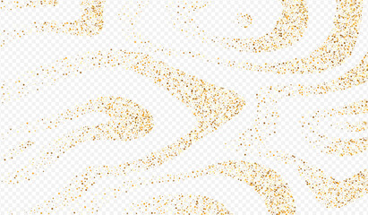 Gold Sparkle Art Transparent Background. Glamour 