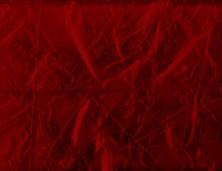 Red abstract crinkled effect background graphic, space for your text