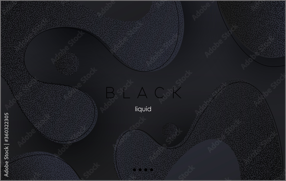 Aufkleber Moving black abstract background. Dynamic Effect. Vector Illustration. Design Template.