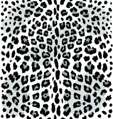Black leopard seamless pattern. For printing on fabric, paper, souvenirs, things. Wallpaper, covers, shoes.