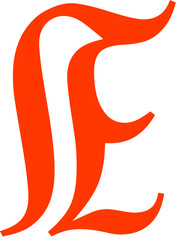 3d render of a waved service sign on a white background