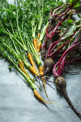 Carrot and beetroot