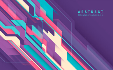 Abstract technology background design. Vector illustration.