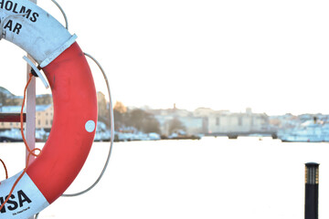 Safety ring with city