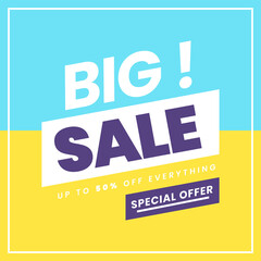 Big sale poster