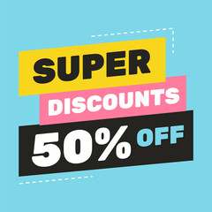 Super sale poster