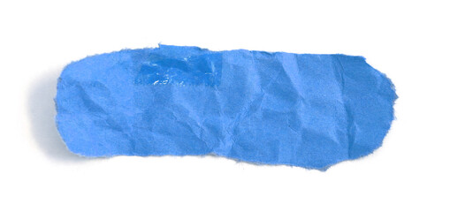 ripped paper isolated on white background with copy space for text