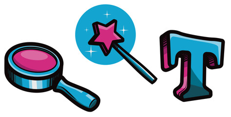 set tools photoshop or illustrator animated