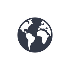 Globe Icon Vector. Flat Icon. EPS 10.