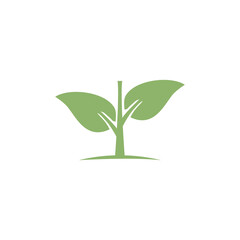 Fototapeta na wymiar tree green fresh Agriculture logo design vector