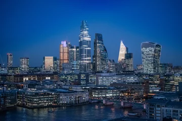 Foto op Canvas London skyline at night © Amber