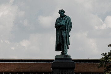 Monument to the great Russian poet Alexander Pushkin in Moscow