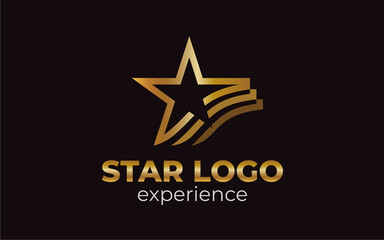 Obraz premium creative luxury of star logo designs template-05